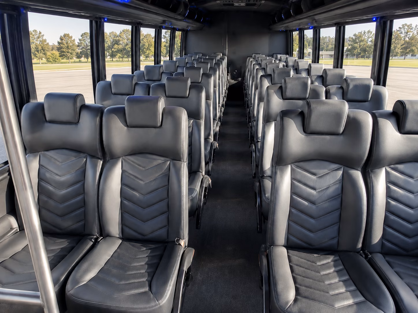 sunnyvale 18 passenger minibus inside