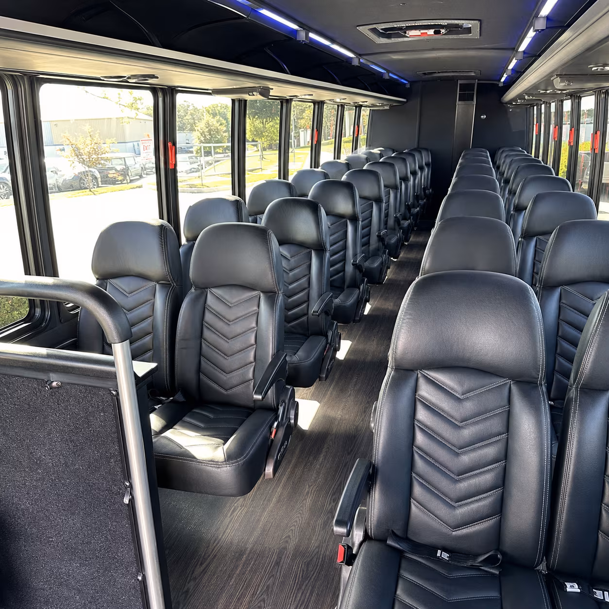 sunnyvale 25 passenger minibus inside