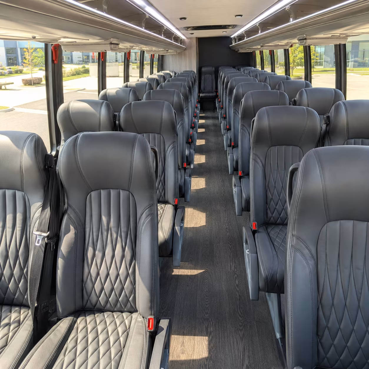 sunnyvale 28 passenger minibus inside