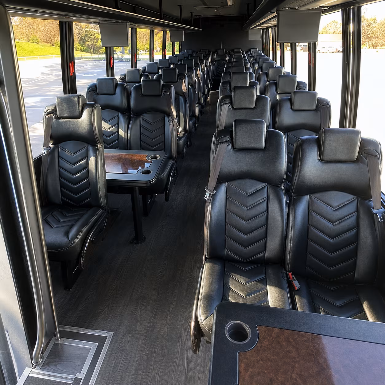 sunnyvale 28 passenger minibus interior
