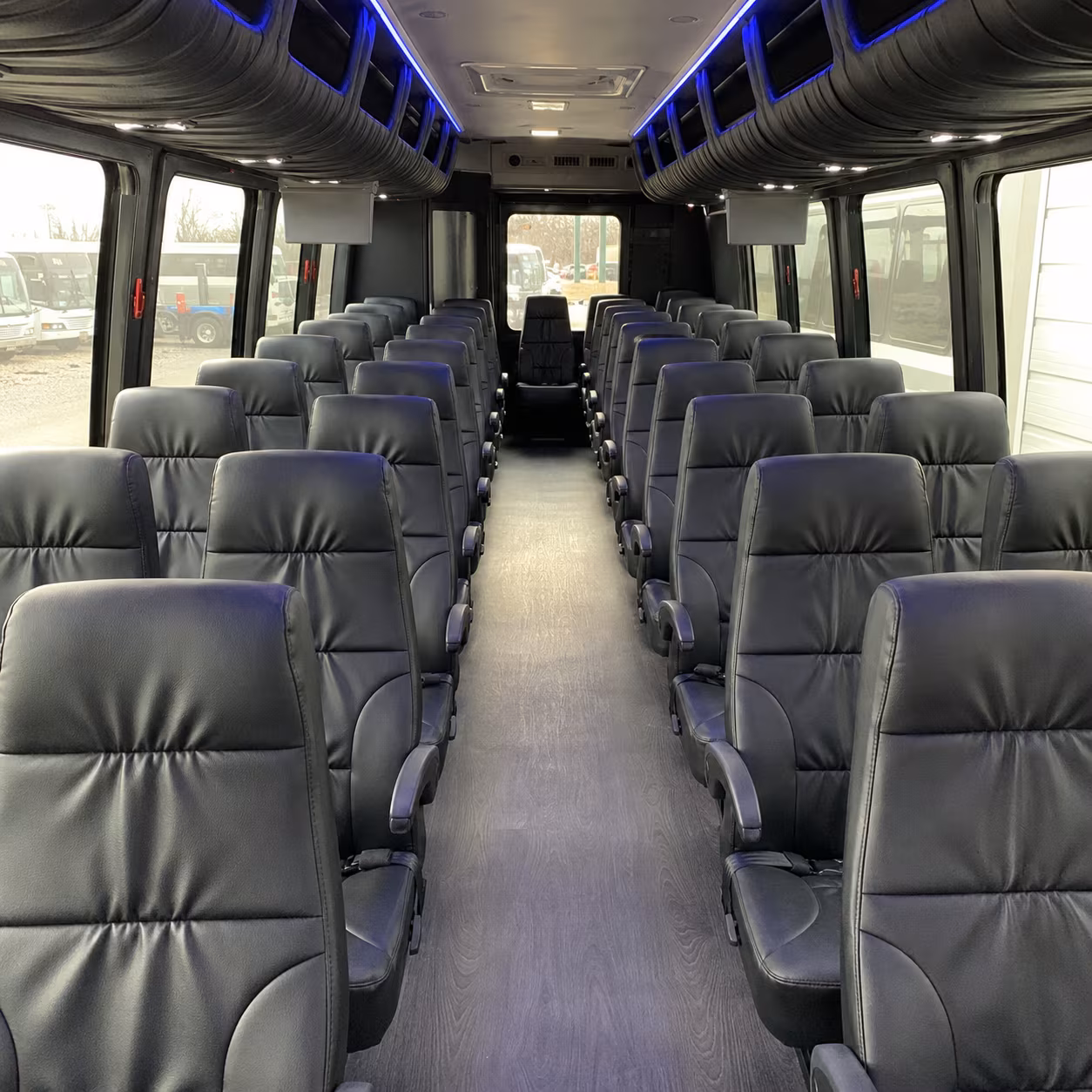 sunnyvale 30 passenger minibus inside