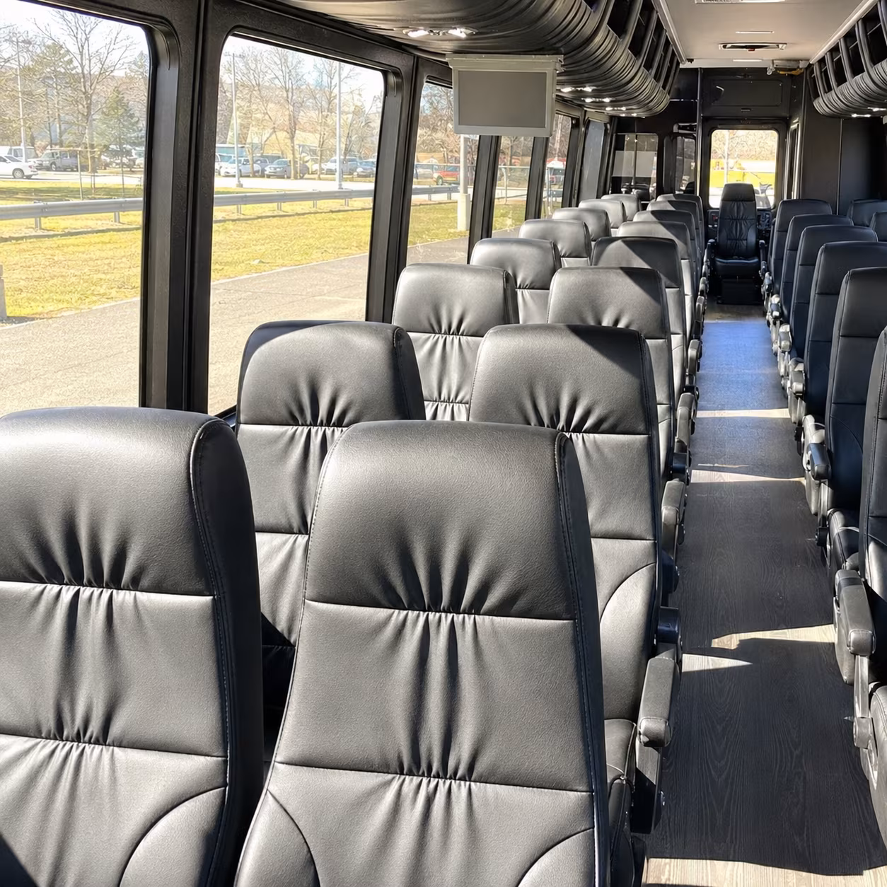 sunnyvale 30 passenger minibus interior
