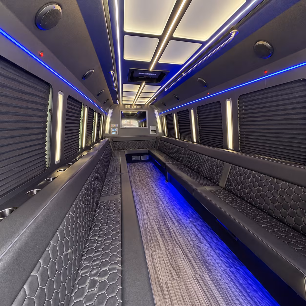 sunnyvale 30 passenger party bus interior