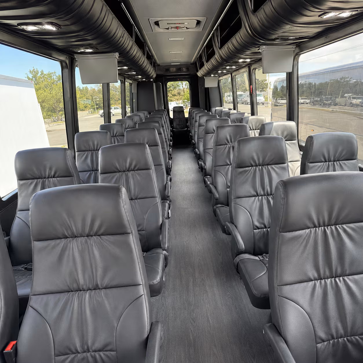 sunnyvale 35 passenger minibus inside