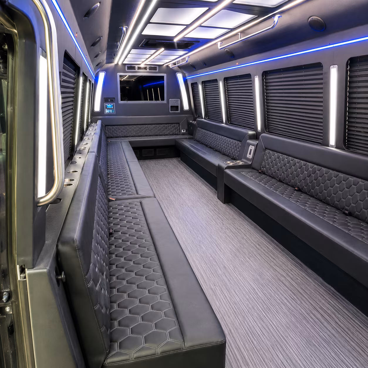 sunnyvale 40 passenger party bus interior