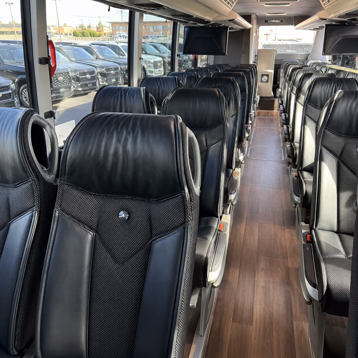 sunnyvale 56 passenger charter bus interior