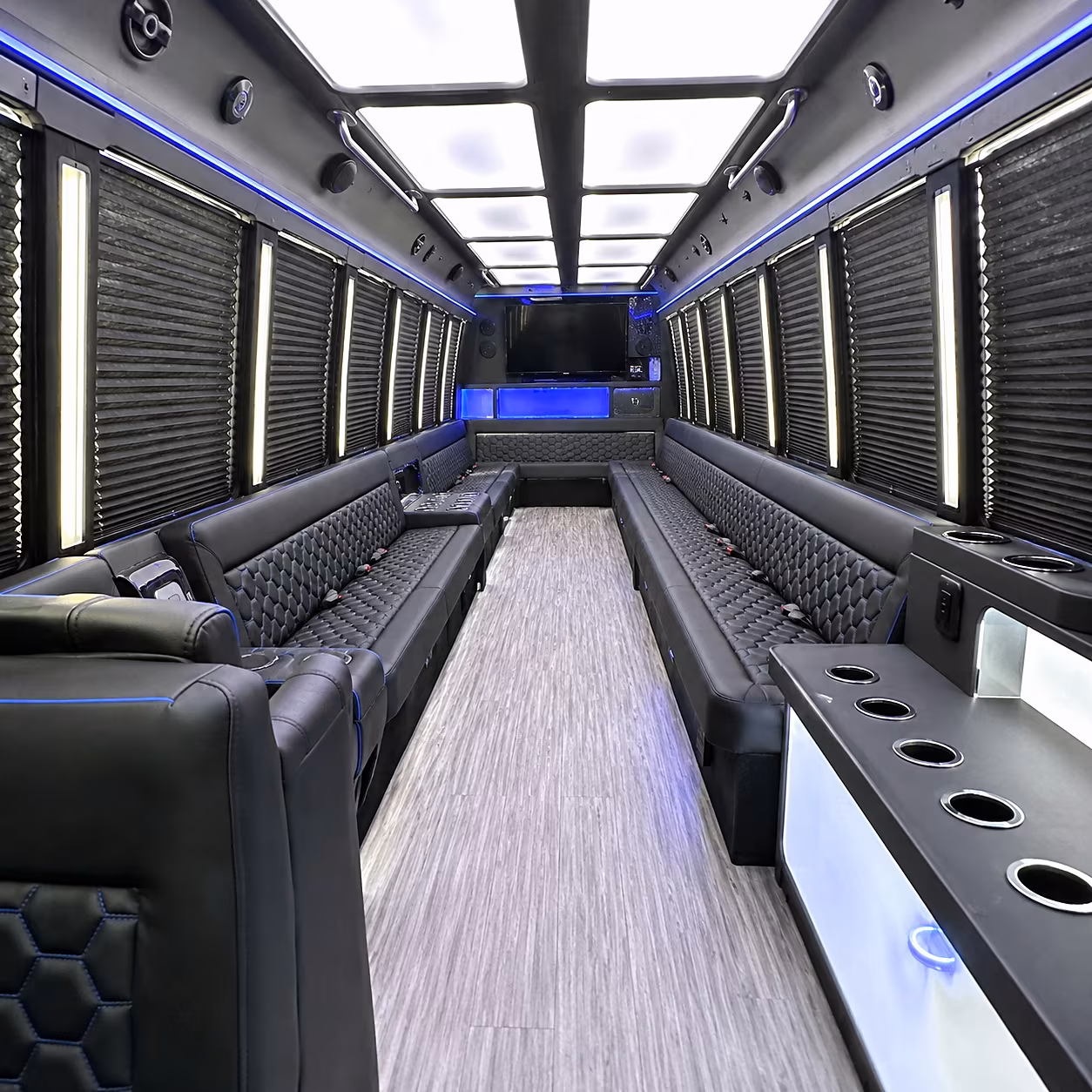 sunnyvale party bus inside