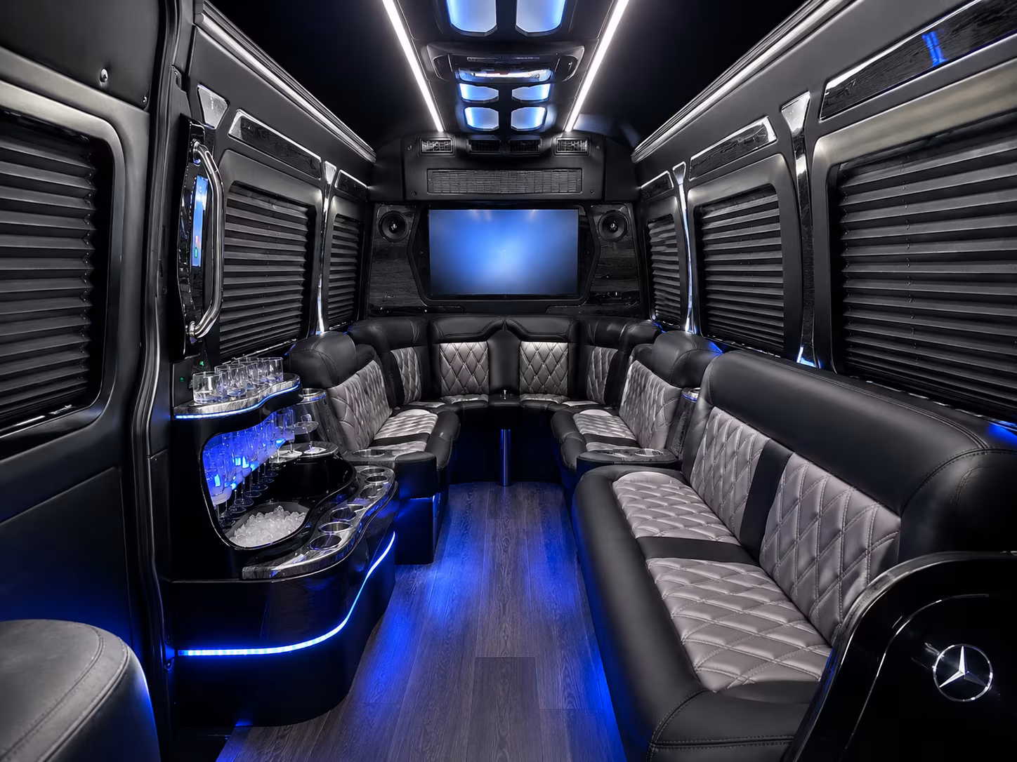 sunnyvale sprinter limousine inside