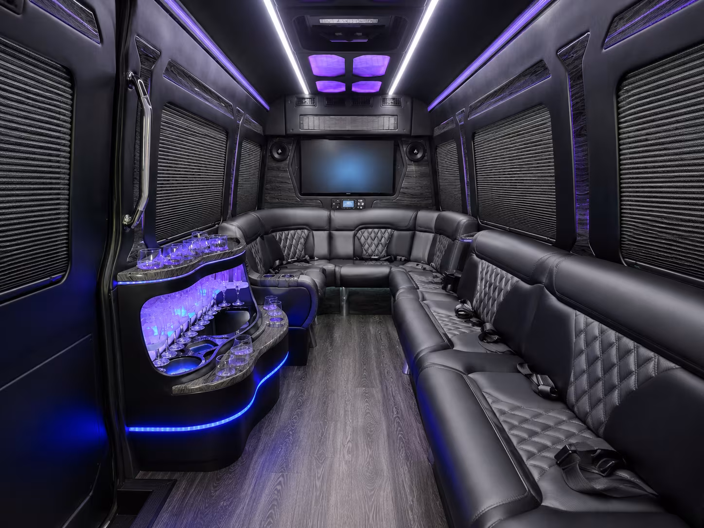 sunnyvale sprinter limousine interior