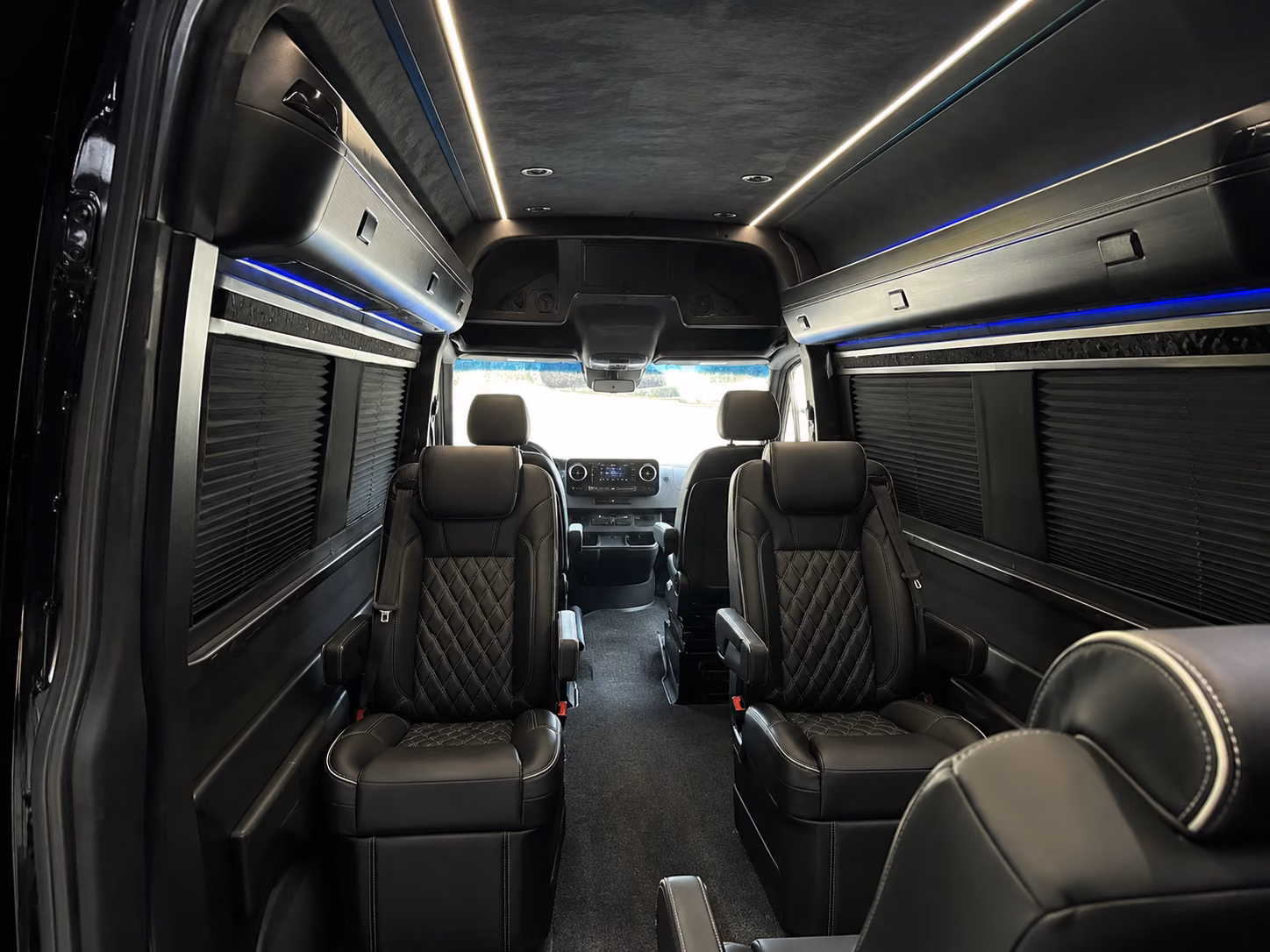 sunnyvale sprinter van with driver inside