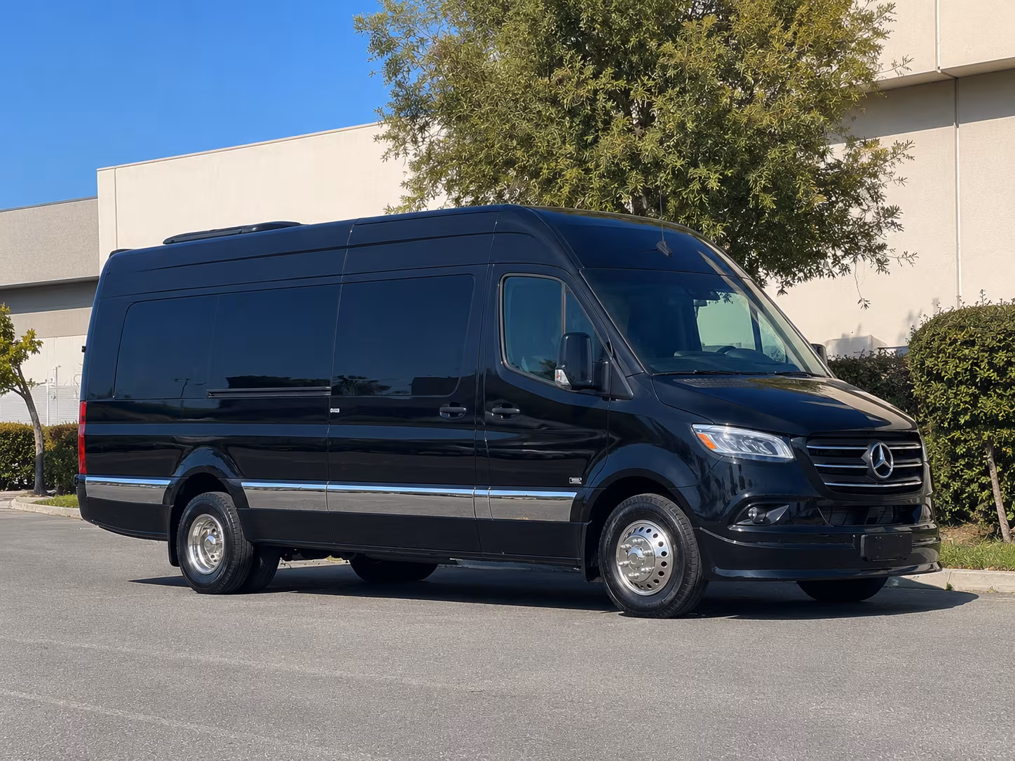 sunnyvale sprinter van with driver